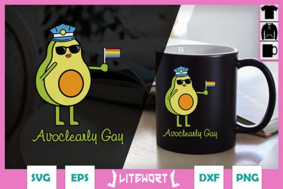 Avoclearly LGBT Funny Pride Avocado SVG Review