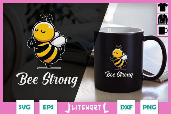 Bee Strong Funny Cute Bee SVG Review