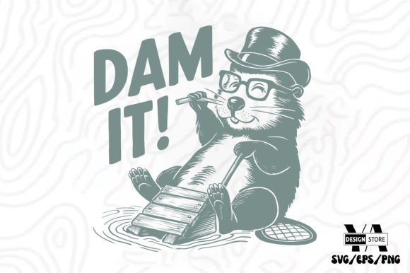 DAM IT Retro Funny Sarcastic Animal SVG Review