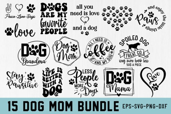 Dog Mom Svg Bundle Funny Quotes Review