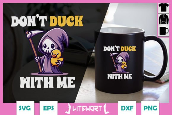 Don t Duck with Me Funny Grim Reaper SVG Review