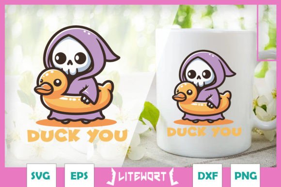 Duck You Funny Grim Reaper SVG Review