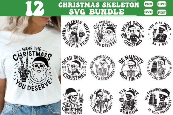 Funny Christmas Skull Svg Bundle Review