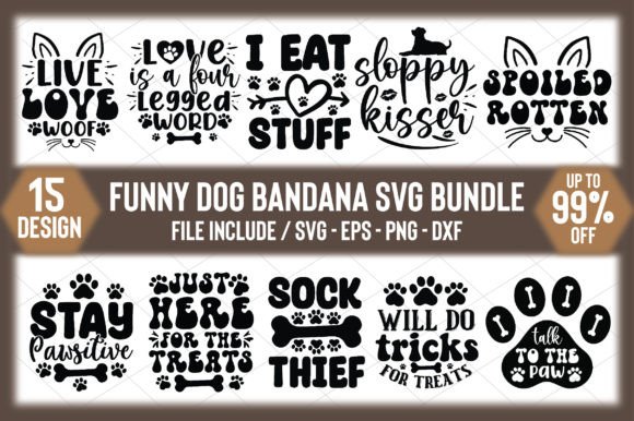 Funny Dog Bandana Svg Bundlecr Review