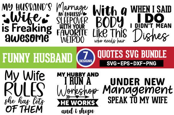 Funny Husband Quotes SVG Bundle Review