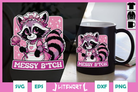 Funny Racoon Messy SVG: A Designer's Review