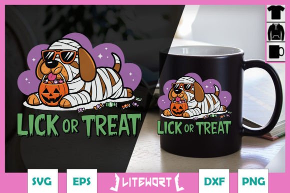 Lick or Treat Funny Halloween Dog SVG Review