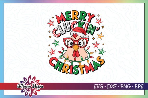 Merry Cluckmas Funny Chicken Xmas SVG Review