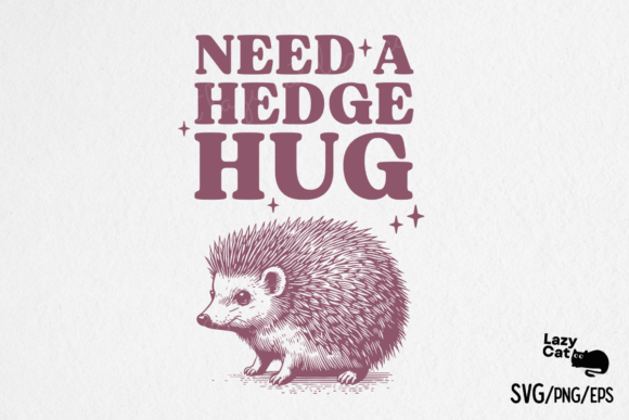 Retro Funny Sarcastic Hedgehog SVG Review