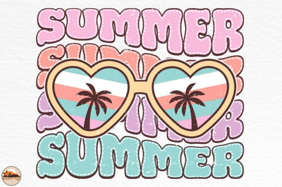 Retro Summer Unique Funny Design PNG SVG Review