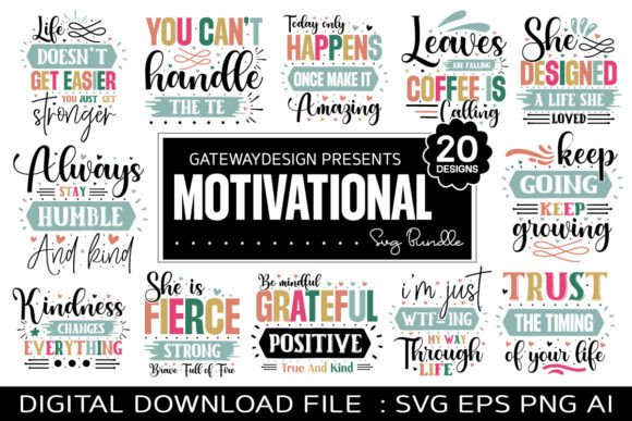 Review: Motivational Svg Bundle, Funny Design