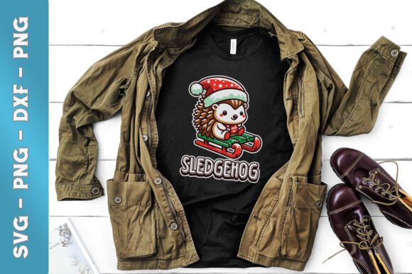 Sledgehog Funny Animal Christmas SVG Review