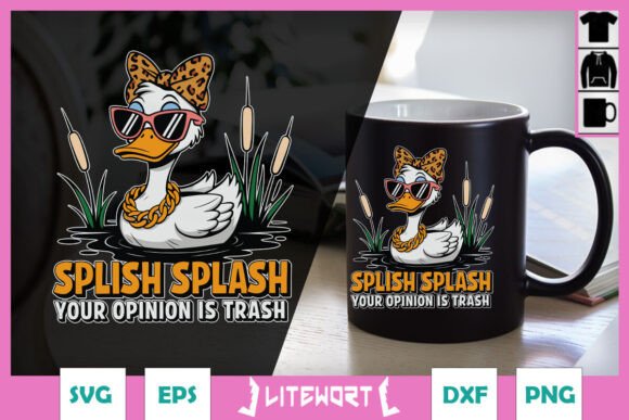 Splish Splash Funny Duck Hunting SVG Review